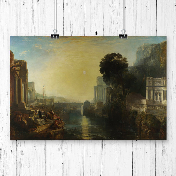 Big Box Art Poster „Dido Building Carthage" von J.M.W